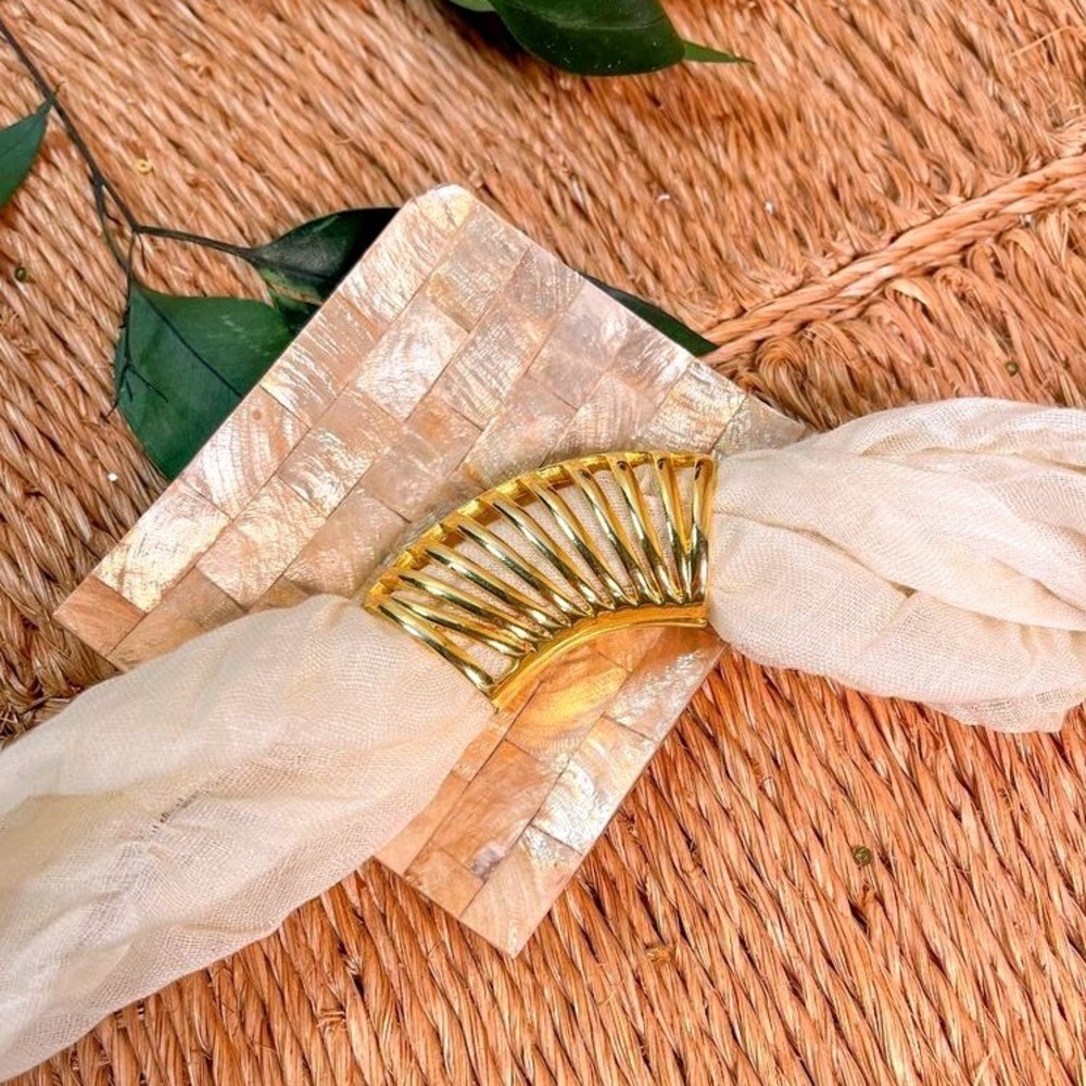 Gold‎ Tone Scarf Slide